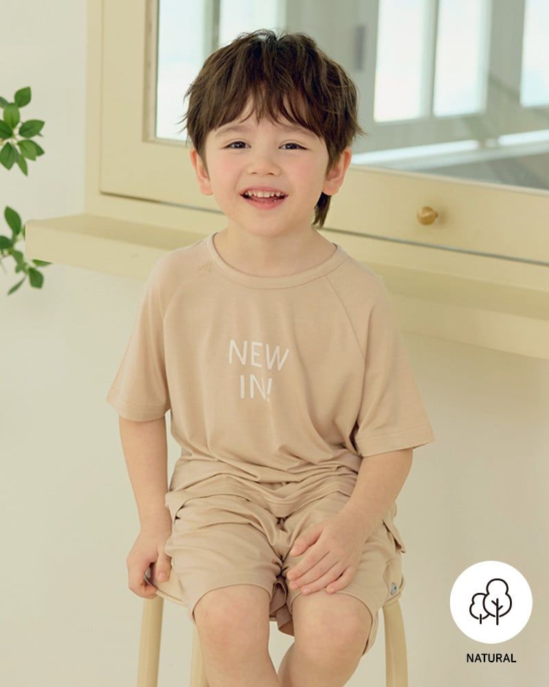 Bộ đồ ngắn mặc nhà vải Tencel Modal siêu mềm mát bé trai và bé gái U3237