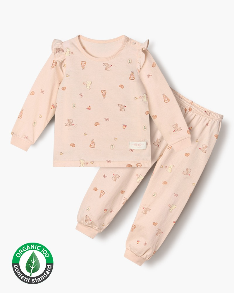 [Lẻ size] Bộ đồ dài tay cotton cho bé trai và bé gái lẻ size U8008