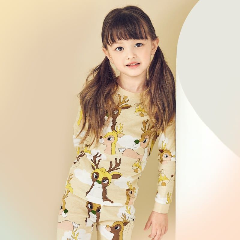 [Lẻ size] Bộ đồ dài tay cotton cho bé trai và bé gái lẻ size U8008