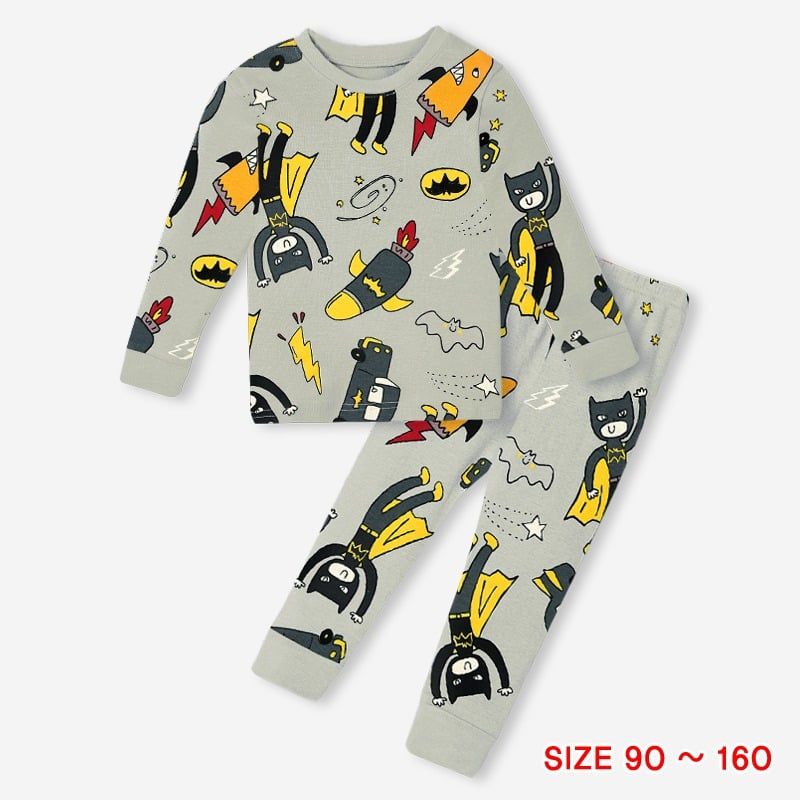 [Lẻ size] Bộ đồ dài tay cotton cho bé trai và bé gái lẻ size U8008