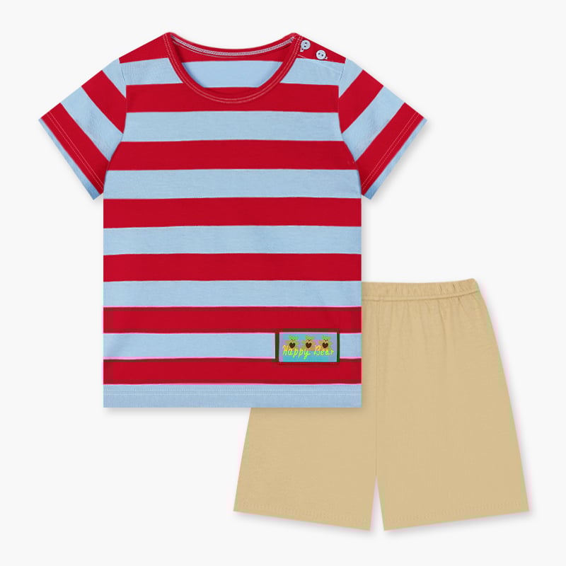[Lẻ size] Bộ đồ ngắn cotton cho bé trai và bé gái lẻ size U8010