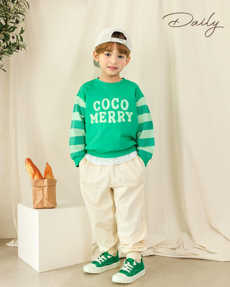 Bộ đồ dài dáng rộng cotton mịn bé trai và bé gái U1294