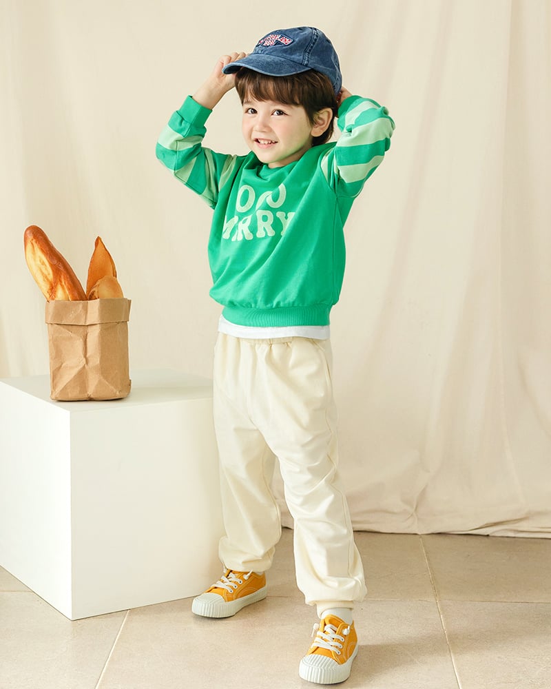 Bộ đồ dài dáng rộng cotton mịn bé trai và bé gái U1294