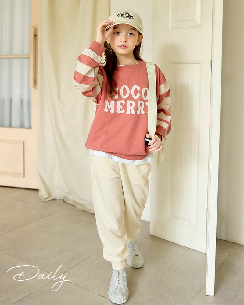 Bộ đồ dài dáng rộng cotton mịn bé trai và bé gái U1295