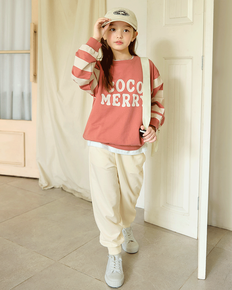 Bộ đồ dài dáng rộng cotton mịn bé trai và bé gái U1295