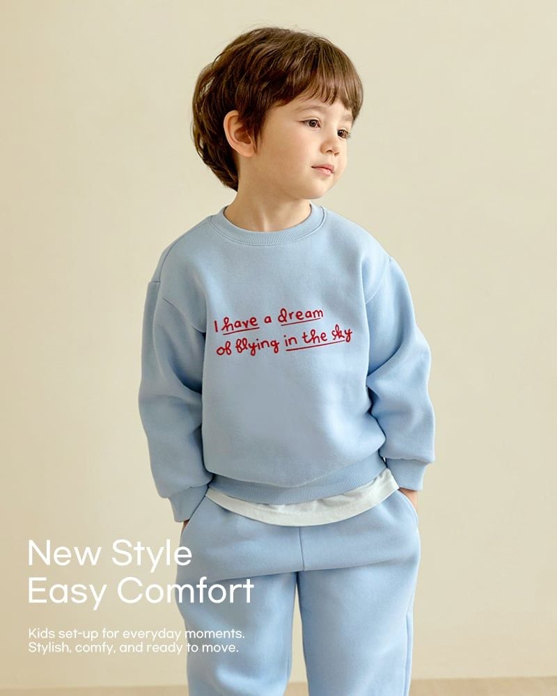 Bộ dài tay nỉ bông dày ấm cho bé trai và bé gái U1300