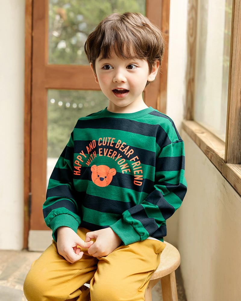 Bộ đồ dài dáng rộng cotton mịn bé trai và bé gái U1280