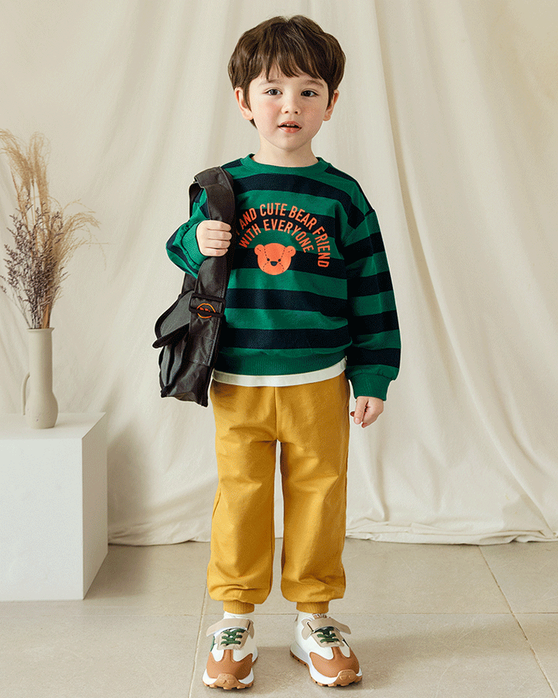 Bộ đồ dài dáng rộng cotton mịn bé trai và bé gái U1280