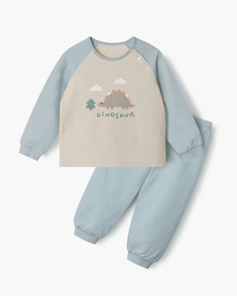 Bộ dài tay chần bông dày vừa cho bé trai U1287