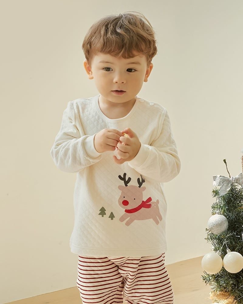 Bộ dài tay chần bông dày vừa cho bé trai và bé gái U1289