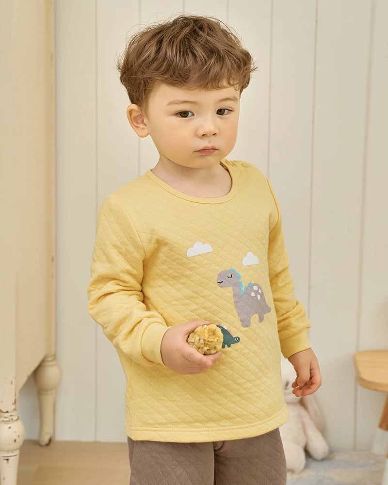 Bộ dài tay chần bông dày vừa cho bé trai U1288