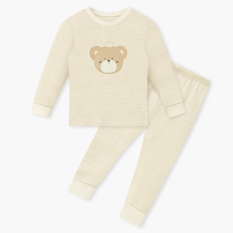 [Lẻ size] Bộ đồ dài tay cotton cho bé trai và bé gái lẻ size U8008