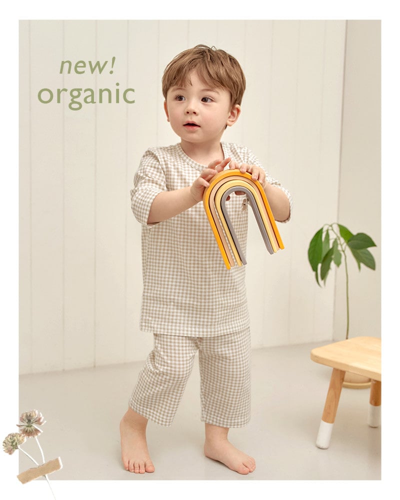 Bộ đồ lửng cotton mịn bé trai và bé gái U2168