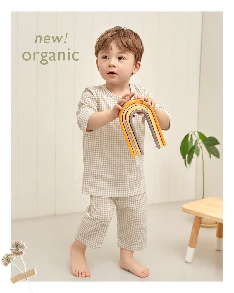 Bộ đồ lửng cotton mịn bé trai và bé gái U2168