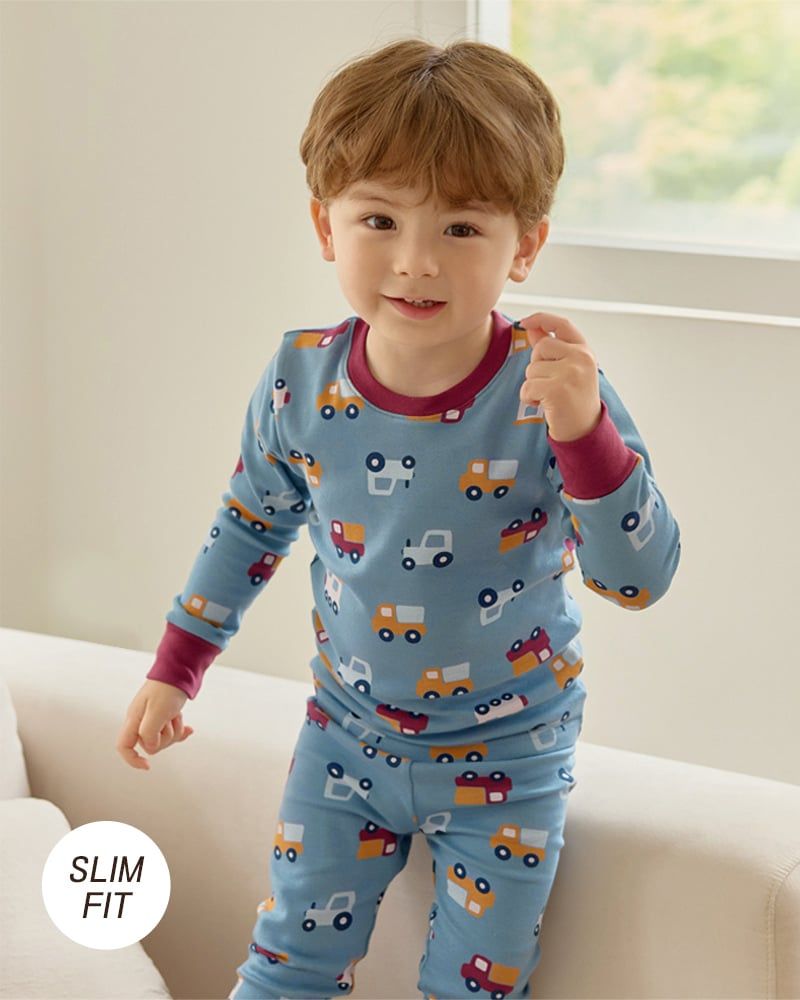 Bộ đồ dài dáng ôm cotton spandex bé trai U1335