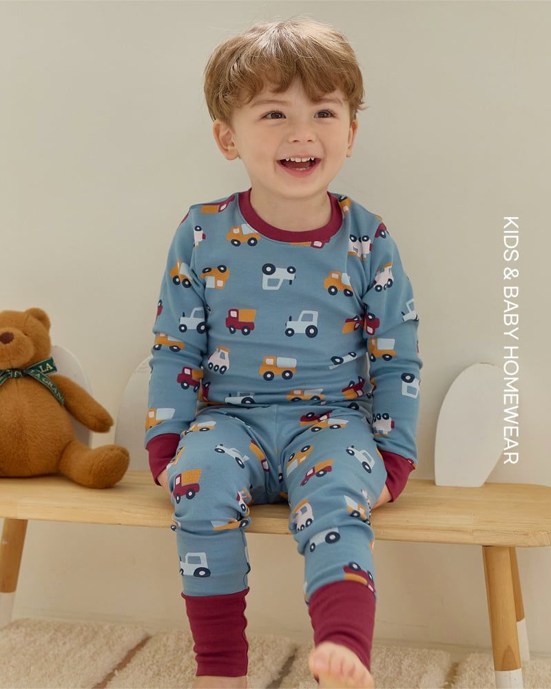 Bộ đồ dài dáng ôm cotton spandex bé trai U1335