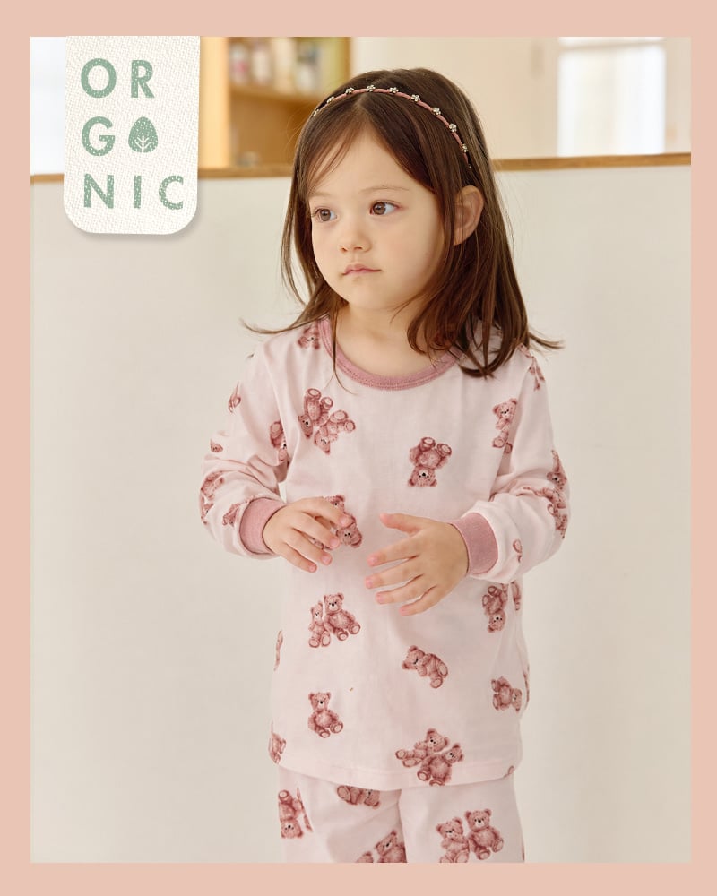 Bộ đồ dài dáng rộng cotton mịn bé gái U1332