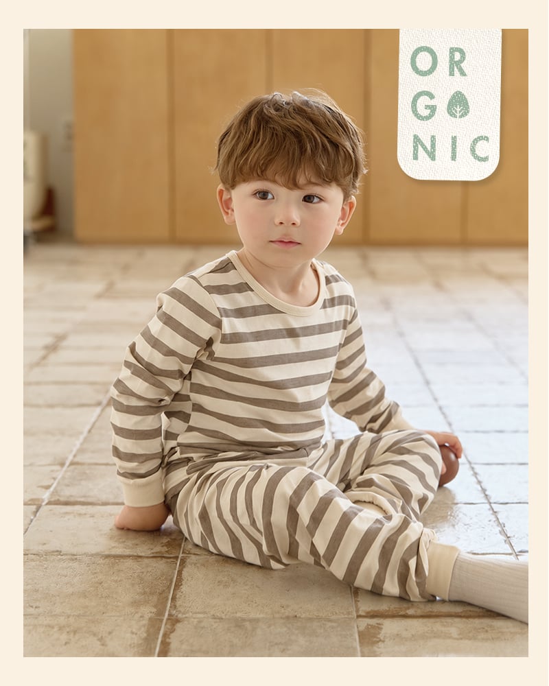 Bộ đồ dài dáng rộng cotton mịn bé trai và bé gái U1329
