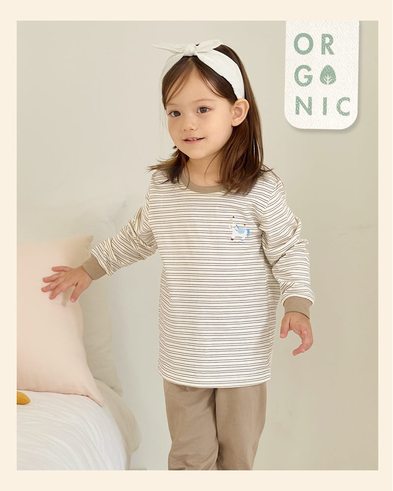 Bộ đồ dài dáng rộng cotton mịn bé trai và bé gái U1330