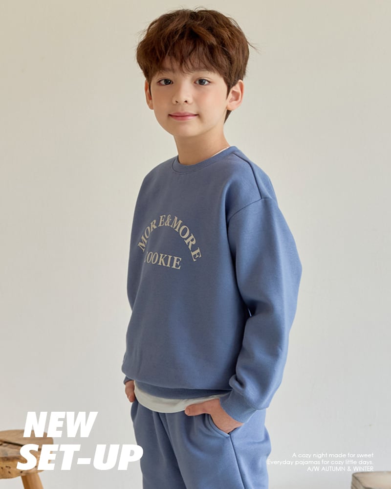 Bộ đồ dài dáng rộng vải nỉ da cá cotton bé trai và bé gái U1339