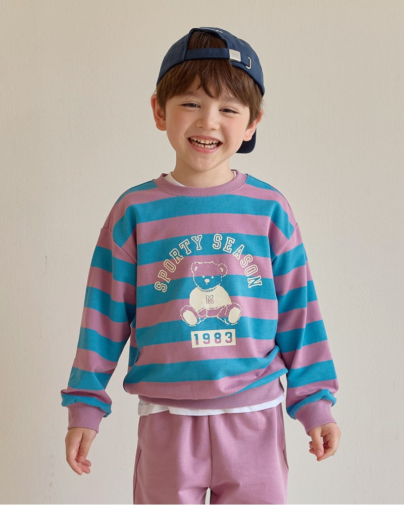 Bộ đồ dài dáng rộng vải nỉ da cá cotton bé trai và bé gái U1336