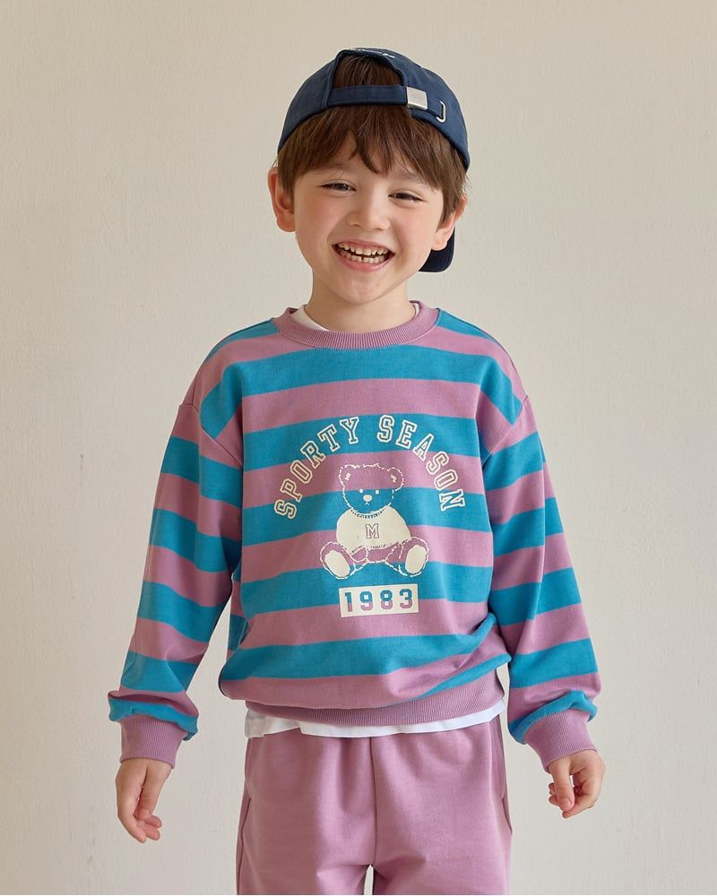 Bộ đồ dài dáng rộng vải nỉ da cá cotton bé trai và bé gái U1336