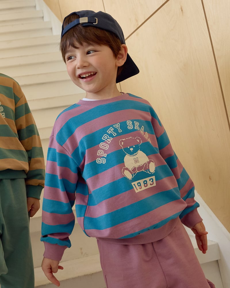 Bộ đồ dài dáng rộng vải nỉ da cá cotton bé trai và bé gái U1336