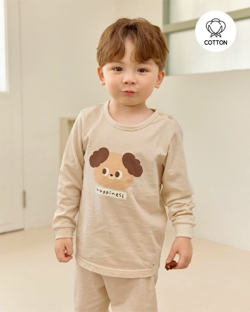 Bộ đồ dài dáng rộng cotton mịn bé trai và bé gái U1325