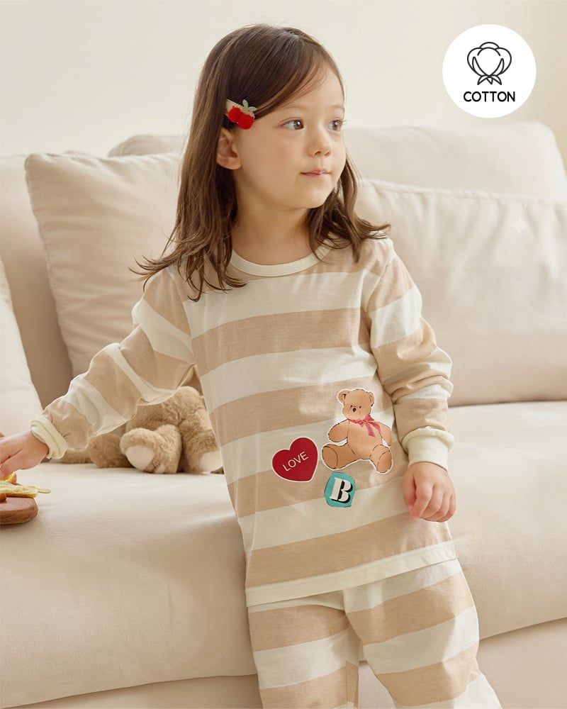 Bộ đồ dài dáng rộng cotton mịn bé trai và bé gái U1323