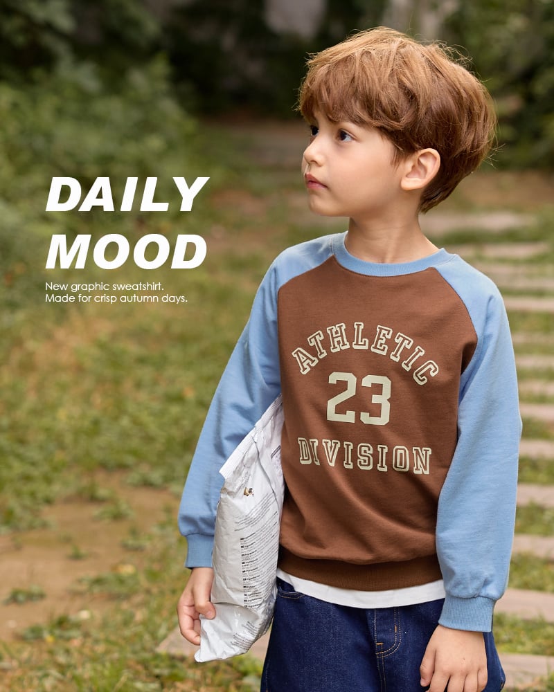 Áo sweater dài tay vải nỉ da cá cotton bé trai và bé gái U900T