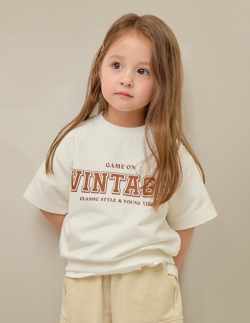 Áo Sweater tay ngắn Form Rộng Oversize Cotton Spandex U900M