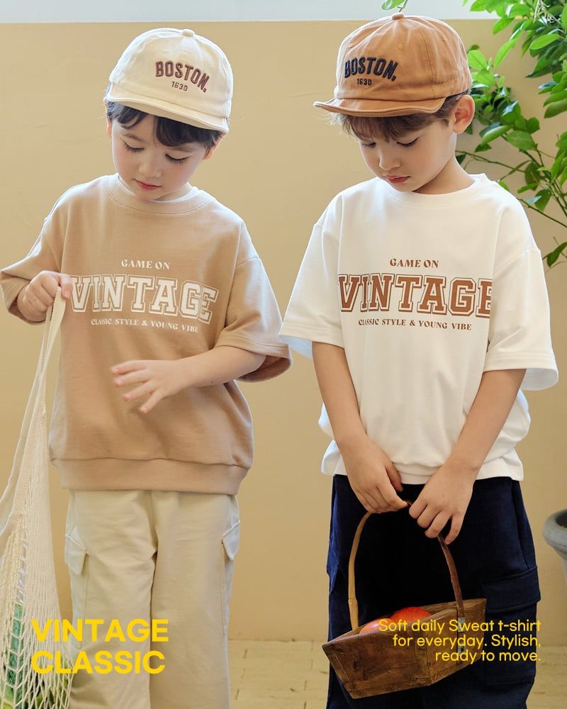 Áo Sweater tay ngắn Form Rộng Oversize Cotton Spandex U900M