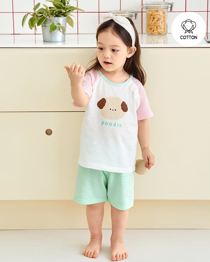 [Lẻ size] Bộ đồ ngắn cotton giấy & mịn cho bé trai và bé gái lẻ size U8010