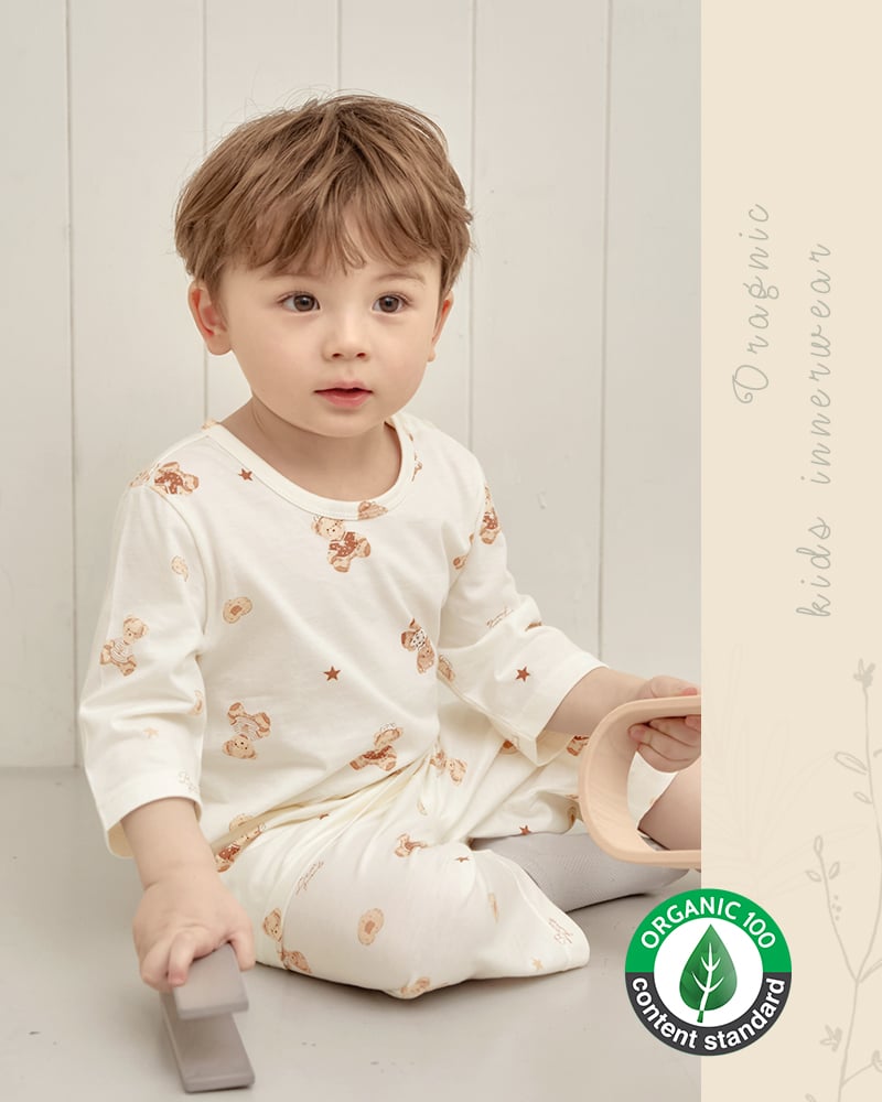 Bộ đồ lửng cotton mịn bé trai và bé gái U2160