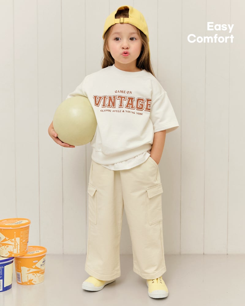 Áo Sweater tay ngắn Form Rộng Oversize Cotton Spandex U900M