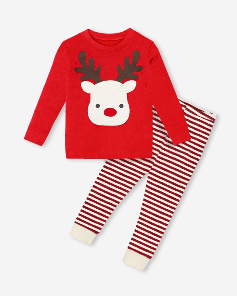 Bộ đồ dài dáng ôm cotton mịn bé trai và bé gái U130X