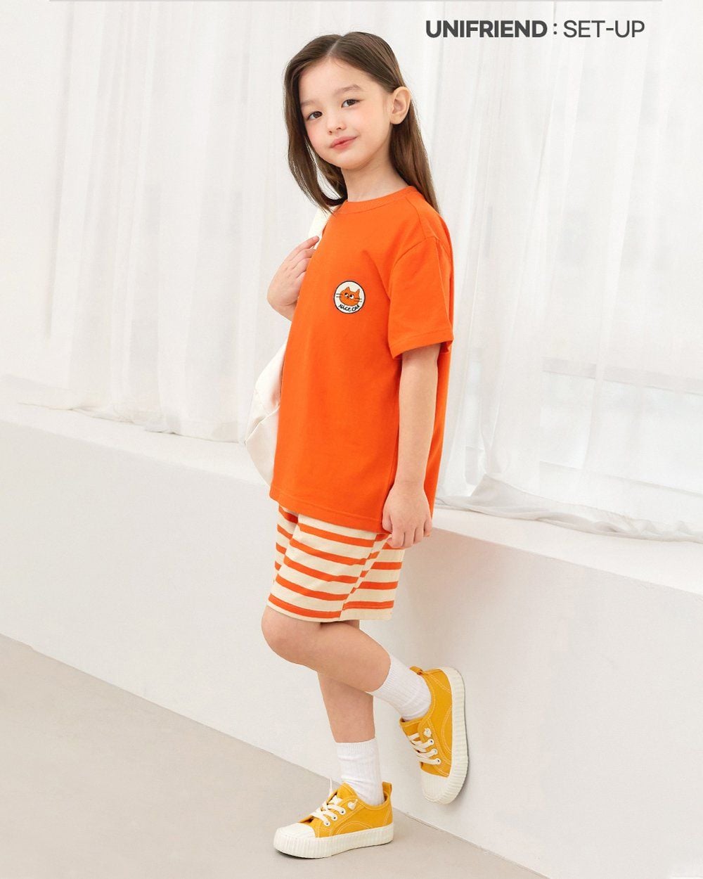 Bộ đồ ngắn cotton mịn bé trai và bé gái U3157