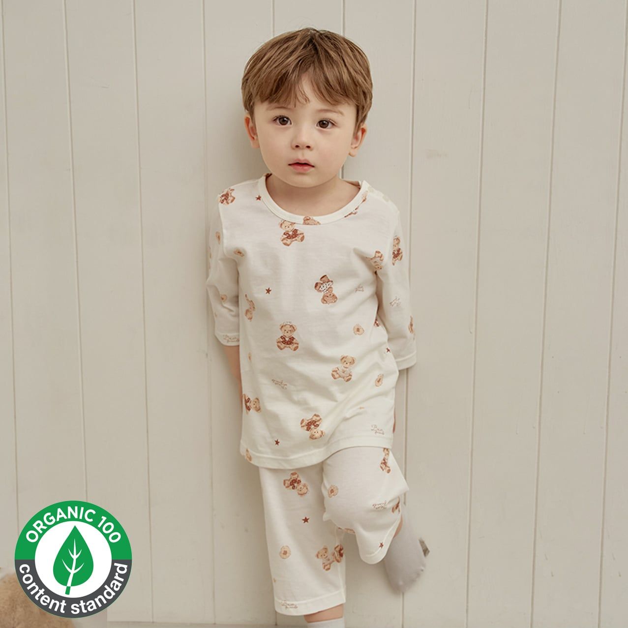 Bộ đồ lửng cotton mịn bé trai và bé gái U2160