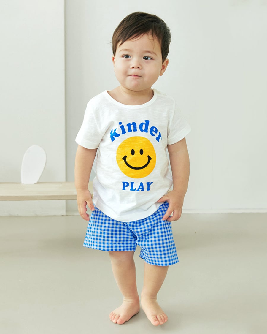 Bộ đồ ngắn cotton mịn bé gái và bé trai U3148