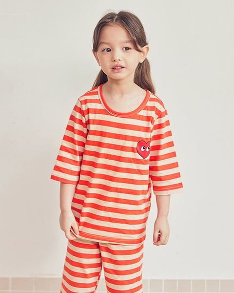 Bộ đồ lửng cotton mịn bé trai và bé gái U2083