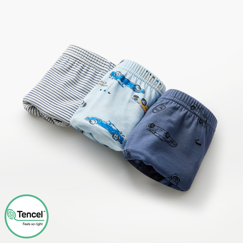 Set 3 quần chip đùi vải Tencel cho bé trai U6059