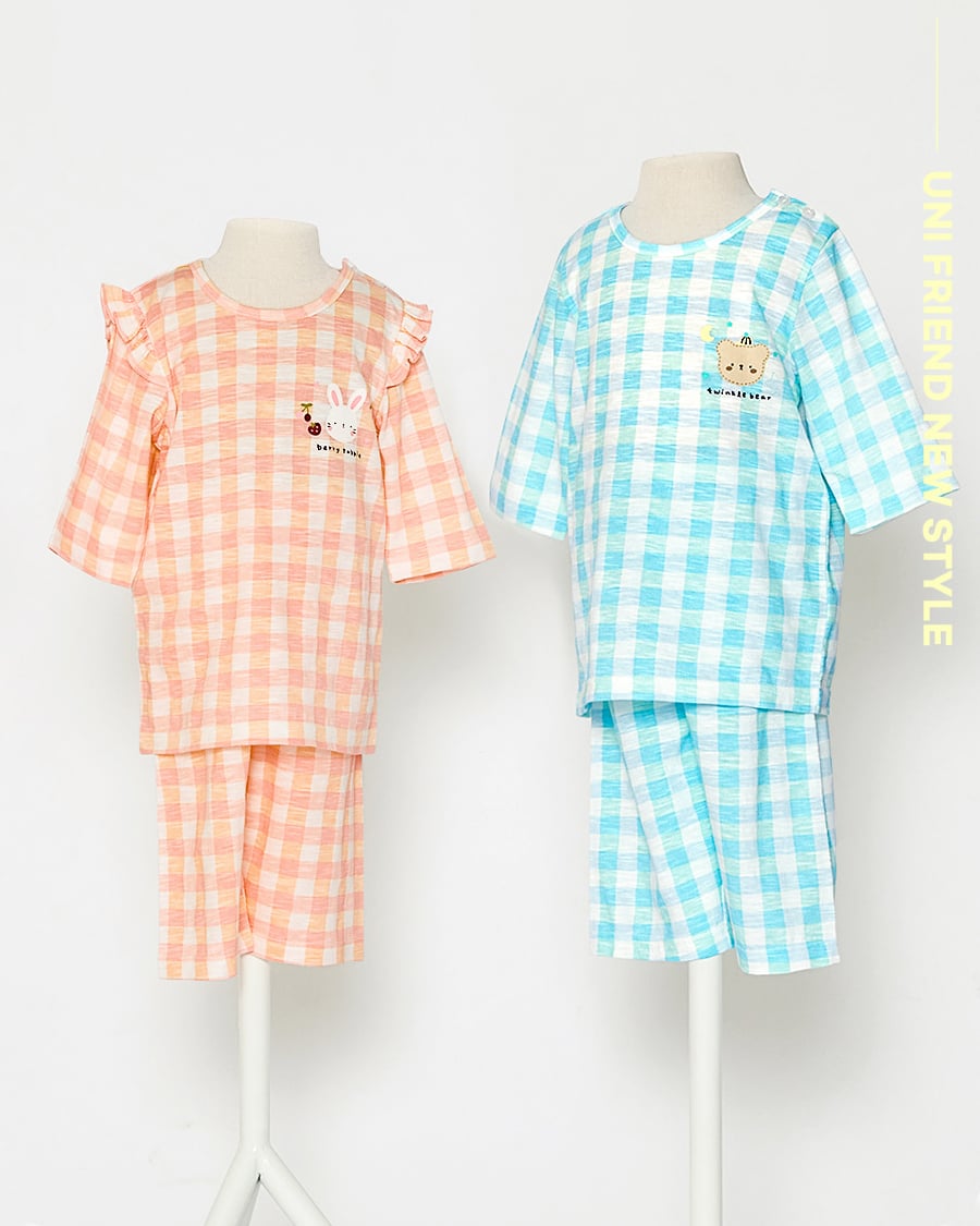 Bộ đồ lửng cotton mịn bé bé trai U2131