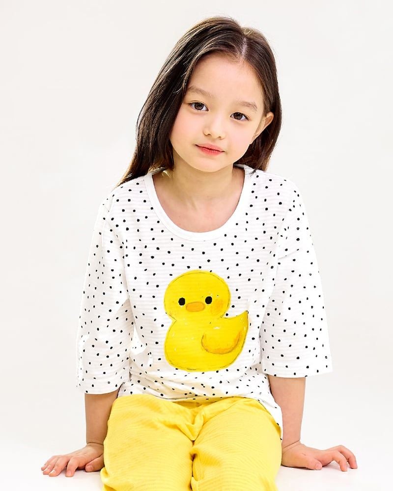 Bộ đồ lửng cotton giấy bé gái U2106