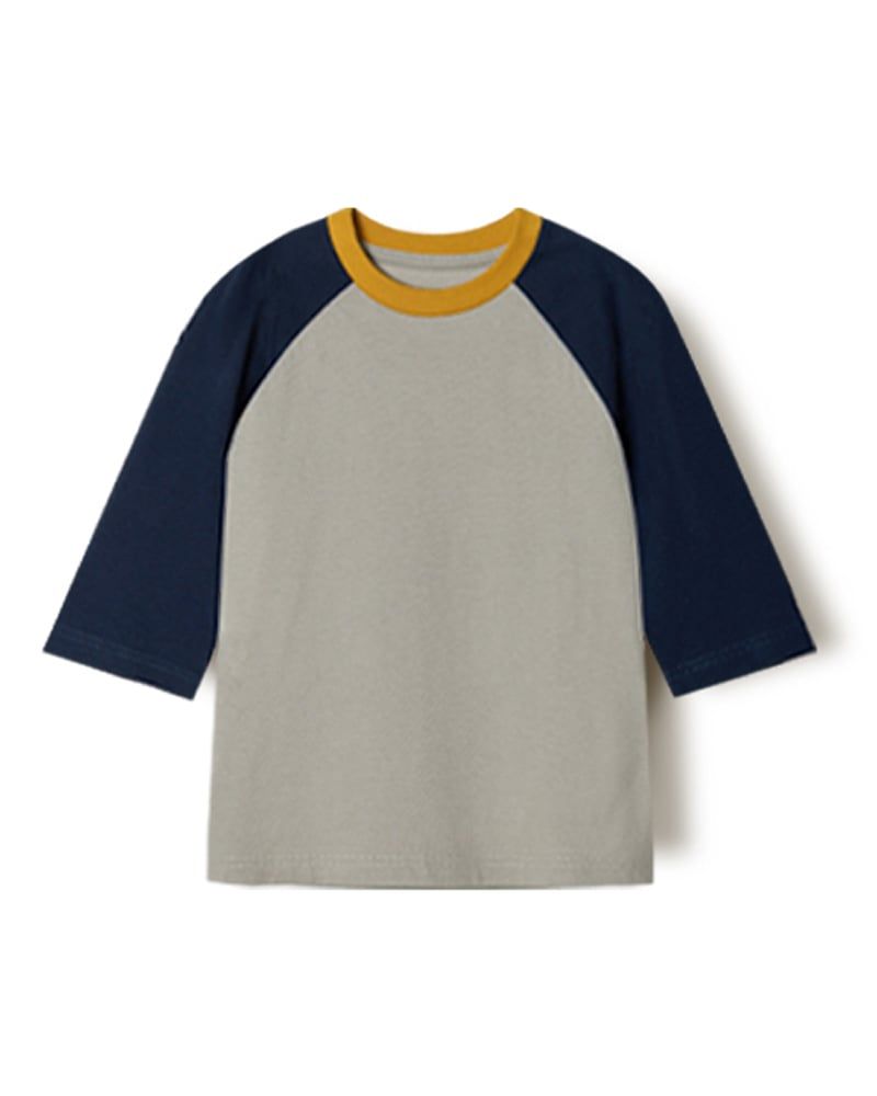 Áo phông tay dài Raglan cotton bé trai và bé gái U900H