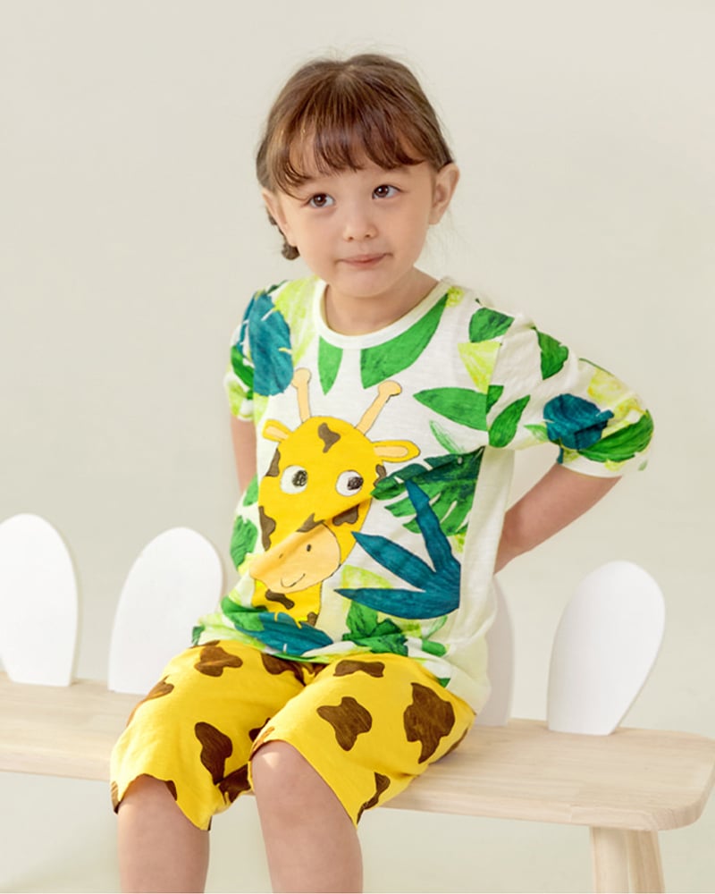 Bộ đồ lửng cotton mịn bé trai và bé gái U2050