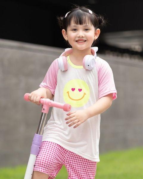 Bộ đồ ngắn Cool Feel mịn mỏng mát bé gái U3168