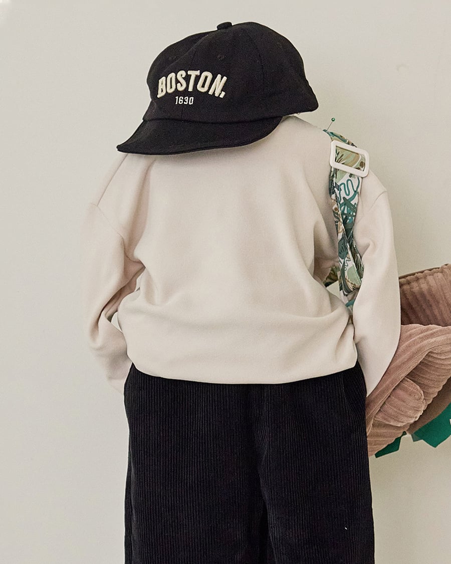 Áo dài tay cổ 3 phân vải nỉ cào bông ấm bé trai và bé gái U900E