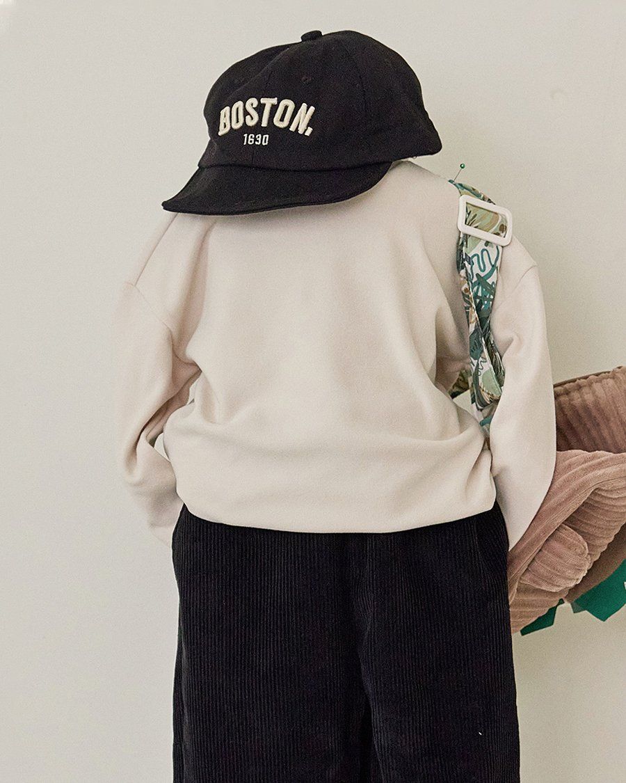 Áo dài tay cổ 3 phân vải nỉ cào bông ấm bé trai và bé gái U900E