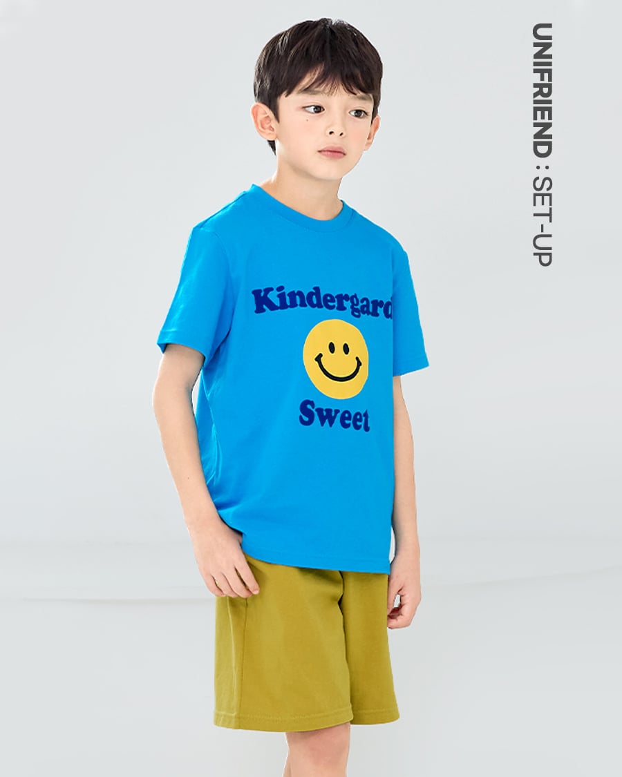 Bộ đồ ngắn cotton mịn bé trai và bé gái U3135