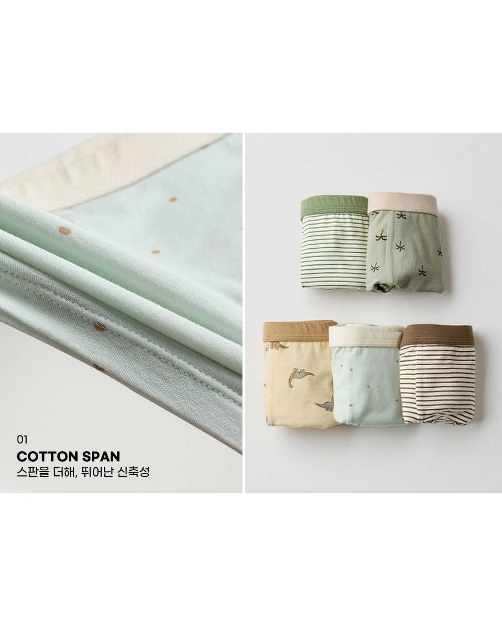 Set 5 quần chip đùi bé trai U6048